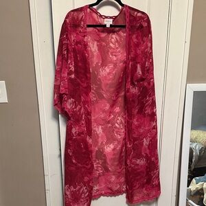 Lularoe Chloe floral overlay